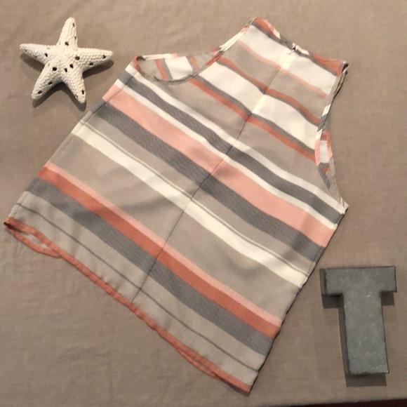 Willi Smith tank top zip back  Lg - Picture 4 of 7